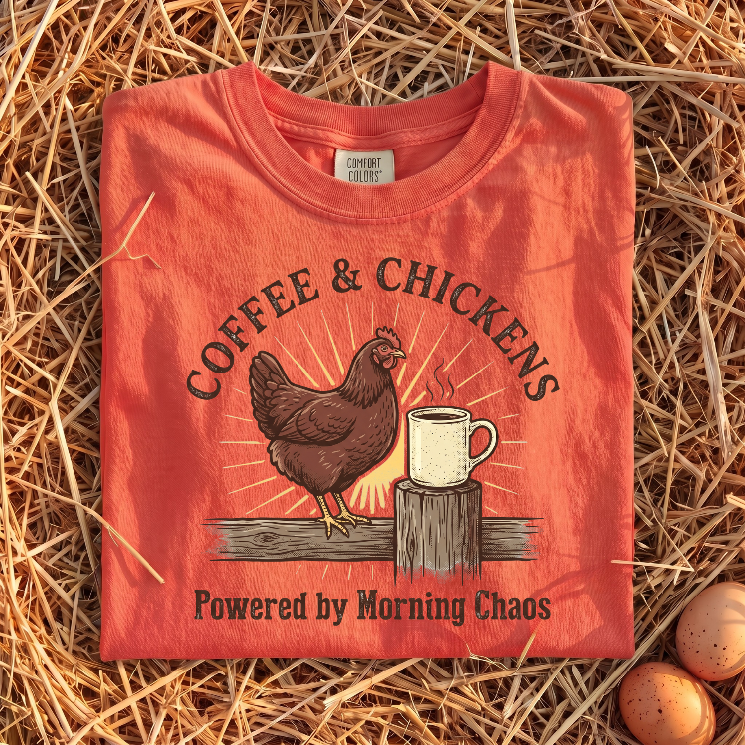 Coffee & Chickens T-shirt
