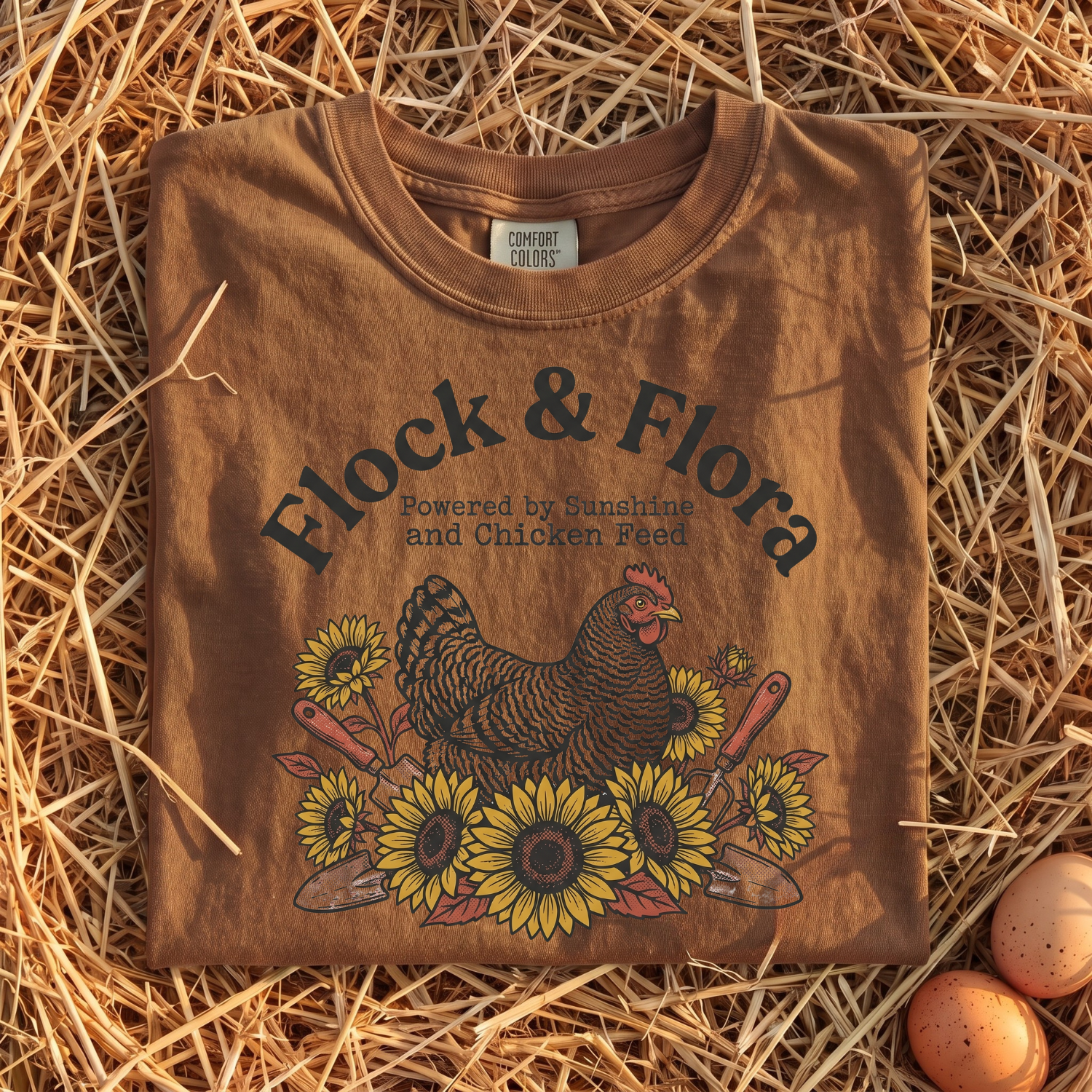 Flock & Flora Powered By Sunshine T-shirt