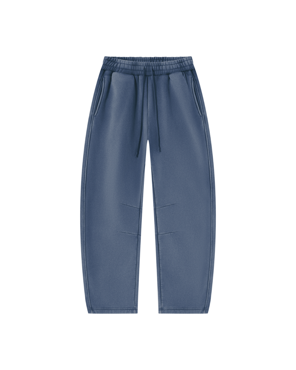 Unisex Vintage Wash Barrel Leg Fleece Sweatpants