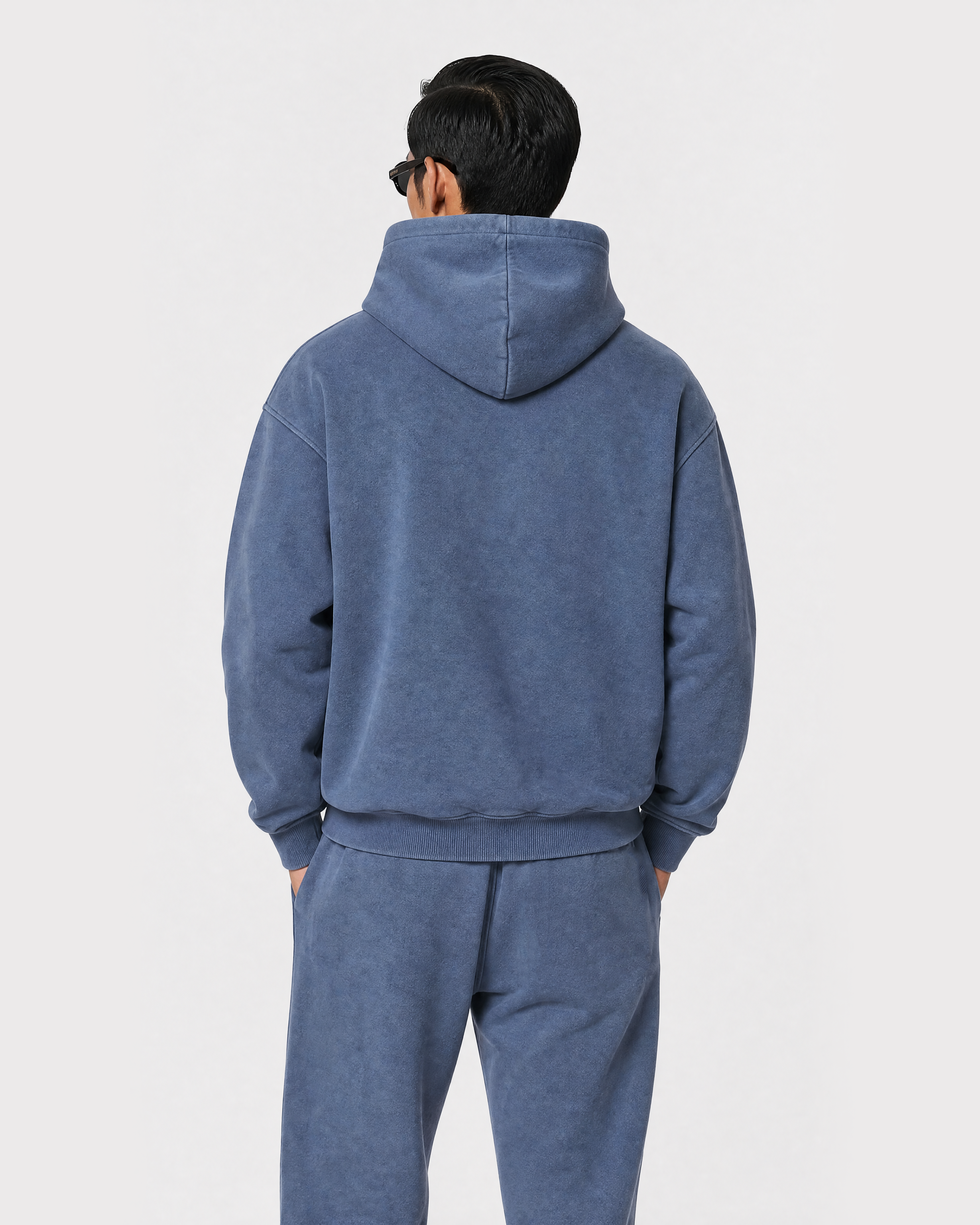 Unisex Vintage Wash Boxy Fleece Hoodie
