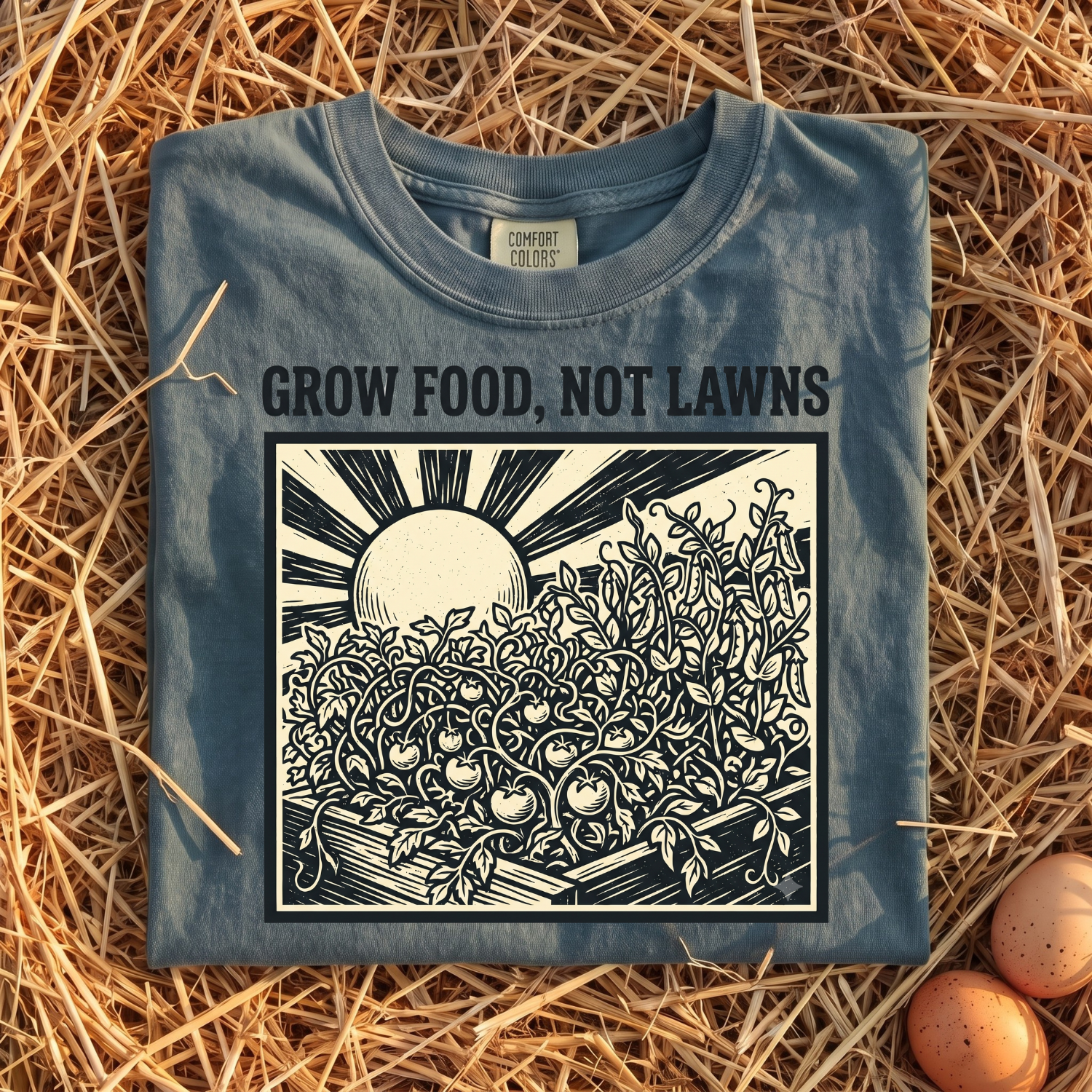 Grow Food, Not Lawns T-shirt