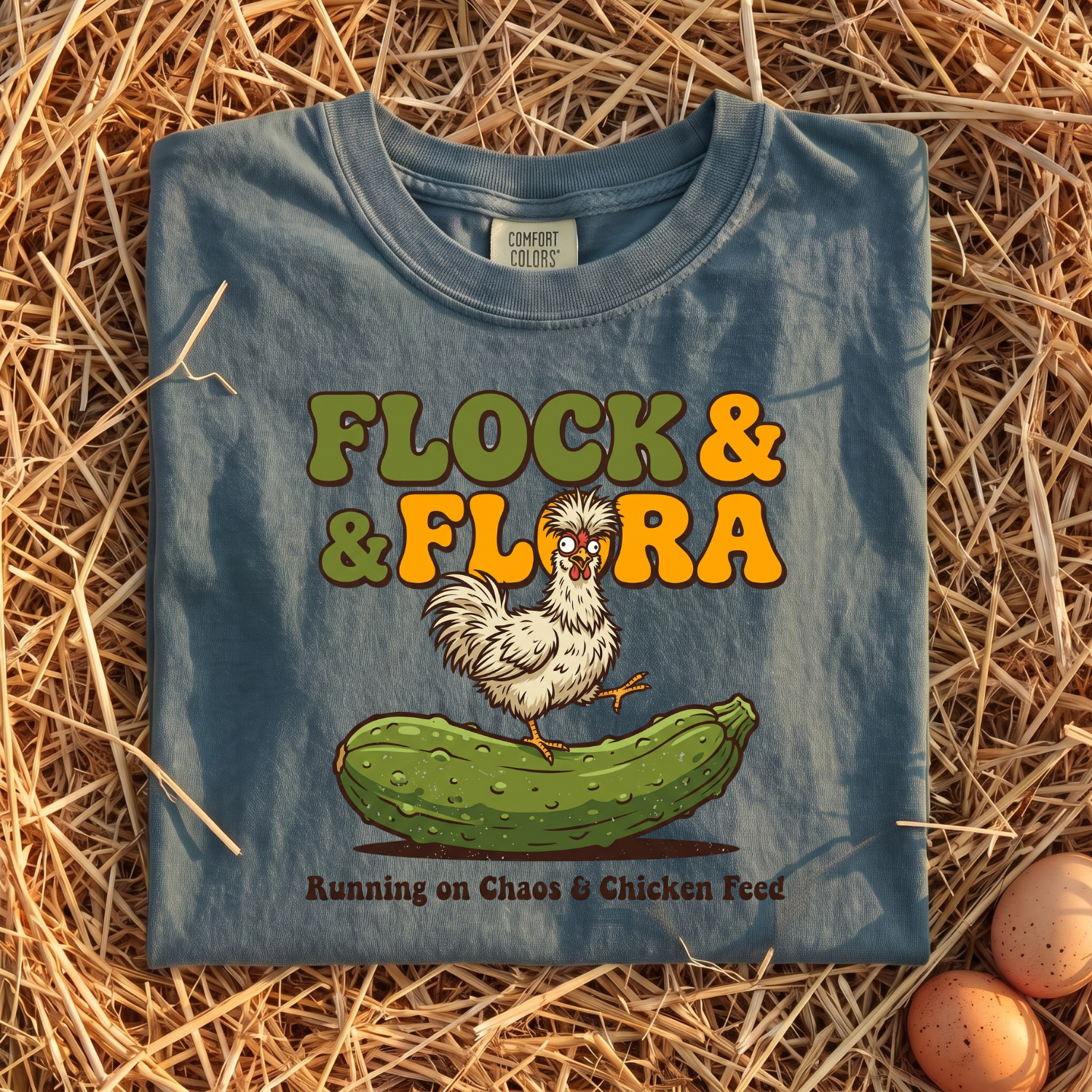 Flock & Flora Running On Chaos T-shirt