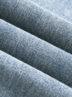 Unisex Vintage Wash Straight Leg Jeans