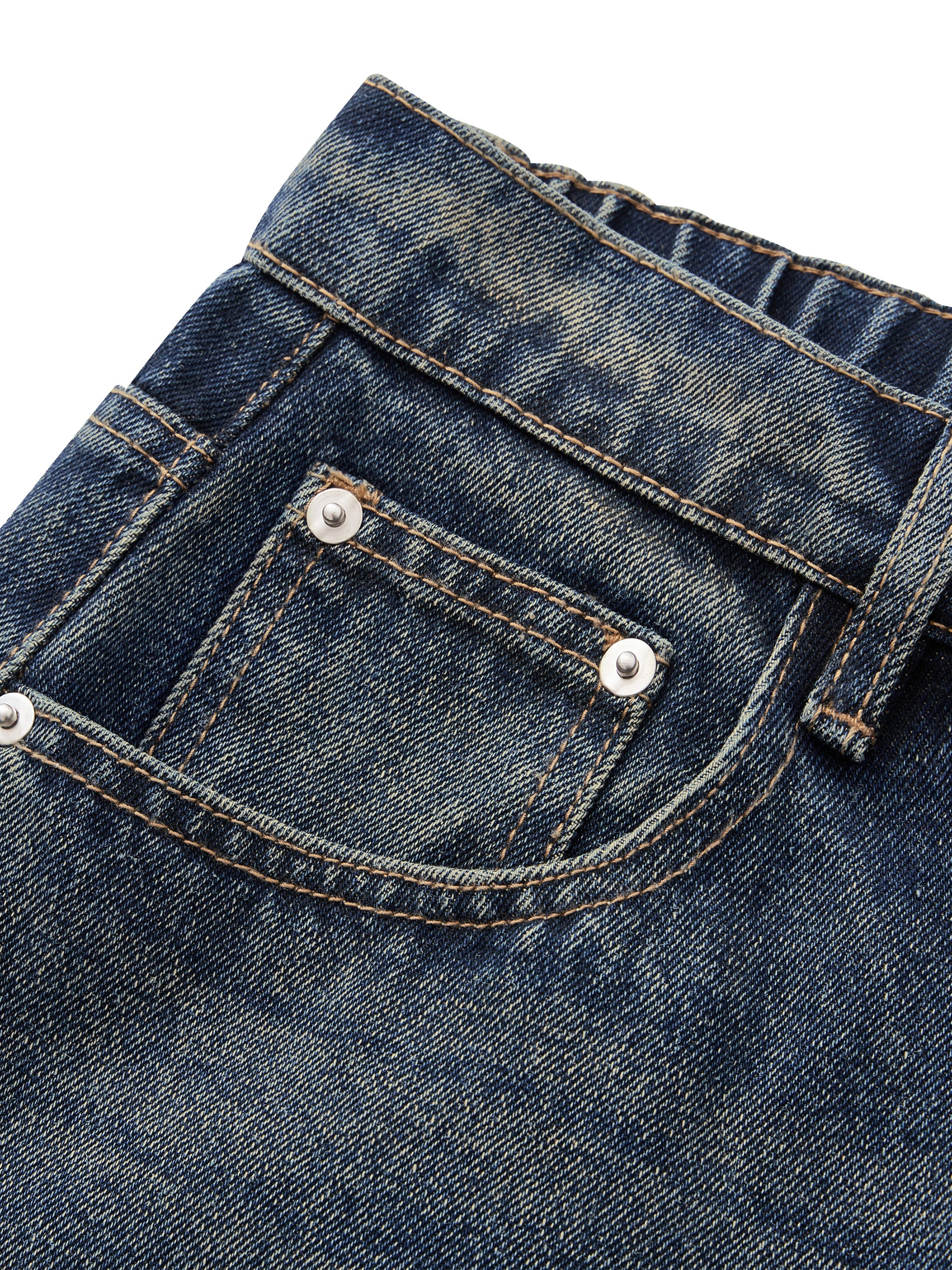 Men's Vintage Wash Denim Jeans
