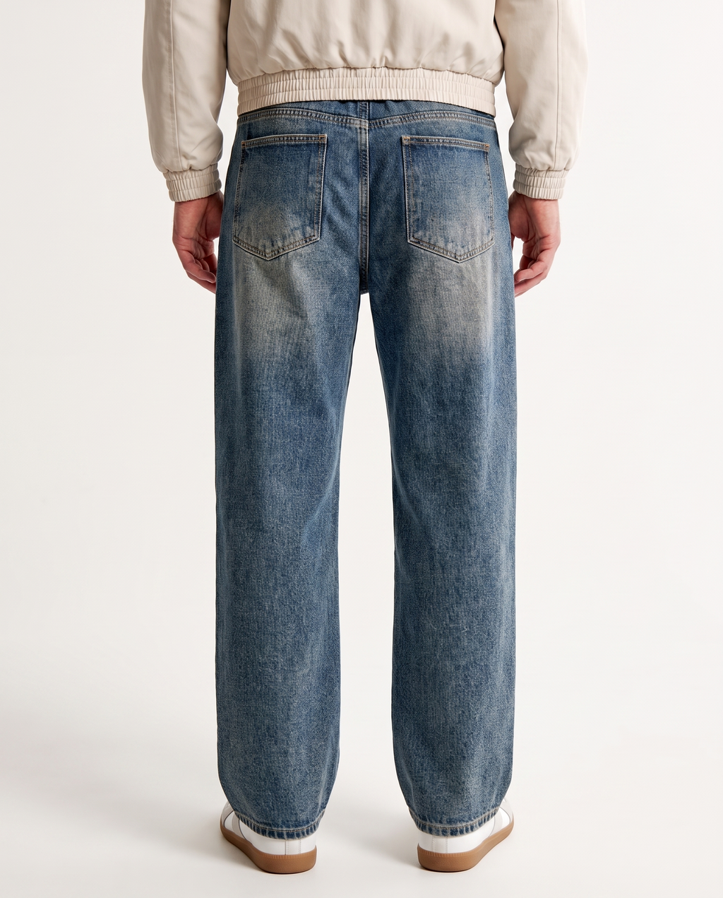 Men's Vintage Wash Denim Jeans