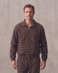 Unisex Plaid Full-Zip Track Jacket