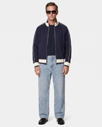 Color Block Raglan Sleeve Zip Track Jacket