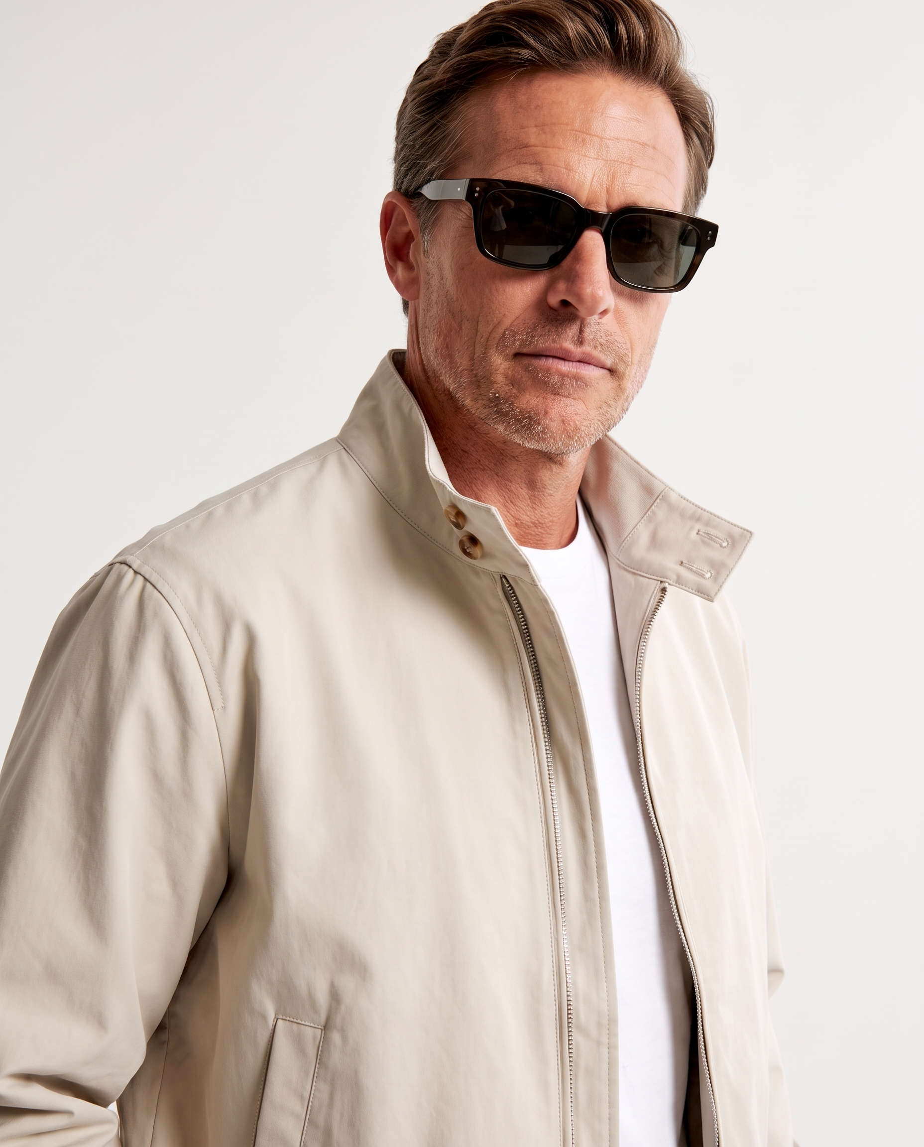 Stand Collar Bomber Jacket