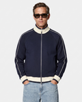 Color Block Raglan Sleeve Zip Track Jacket