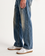 Men's Vintage Wash Denim Jeans