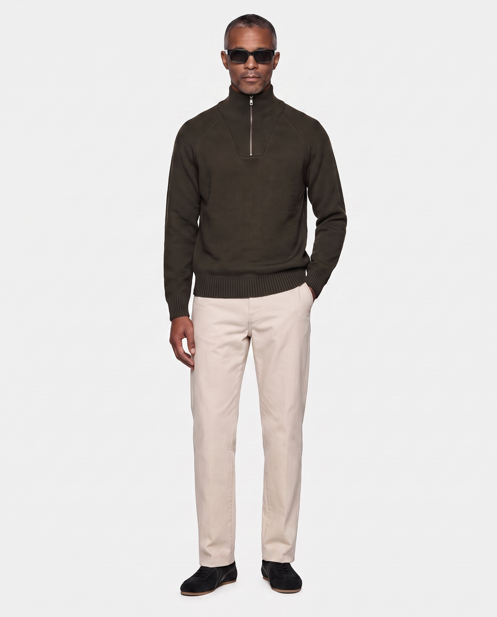 Unisex Quarter-Zip Pullover Sweatshirt