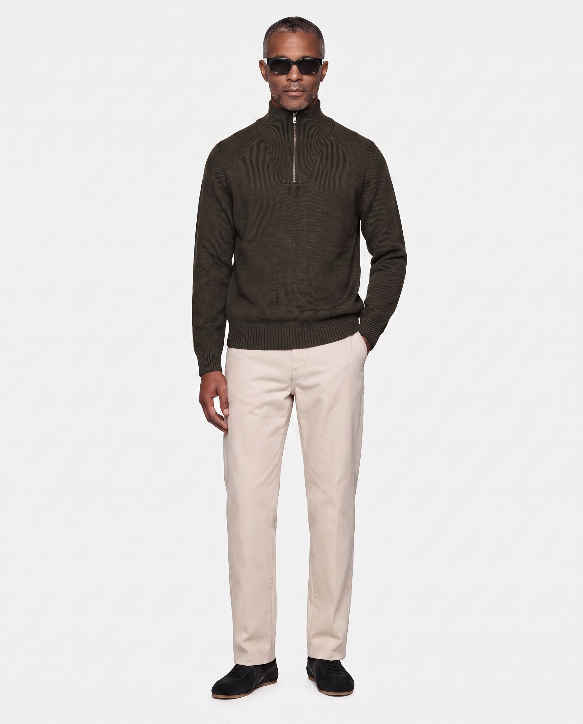 Unisex Quarter-Zip Pullover Sweatshirt