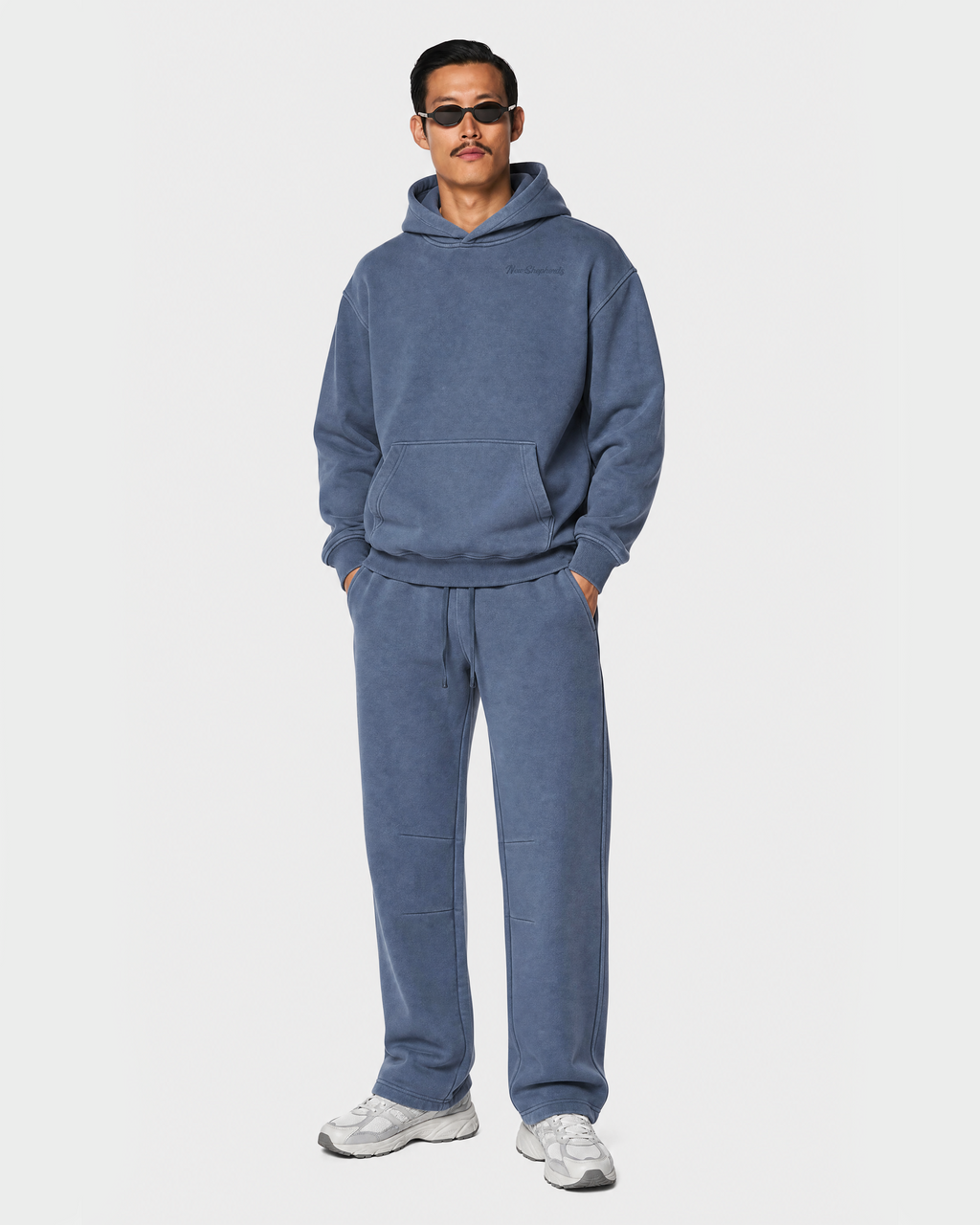 Unisex Vintage Wash Boxy Fleece Hoodie