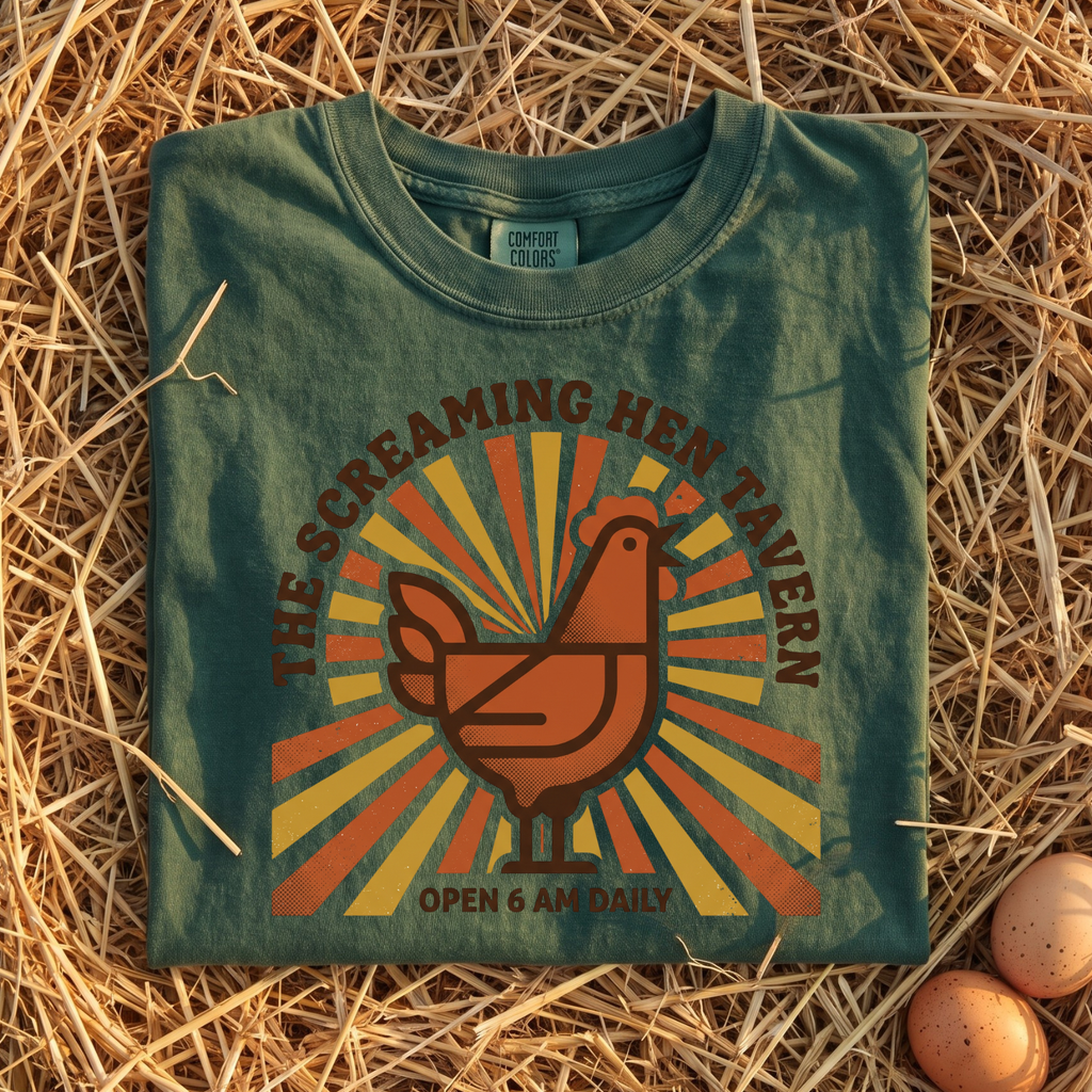 The Screaming Hen Tavern T-Shirt V2 T-Shirt